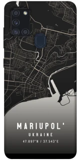 Чохол на Samsung Galaxy A21s Mariupol map фото 1 з 1