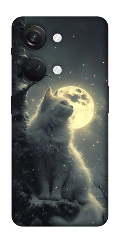 Чохол на OnePlus Nord 3 Кіт під місяцем фото 1 з 1