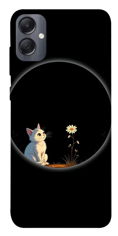 Чохол на Samsung Galaxy A05 Cat and flower фото 1 з 1