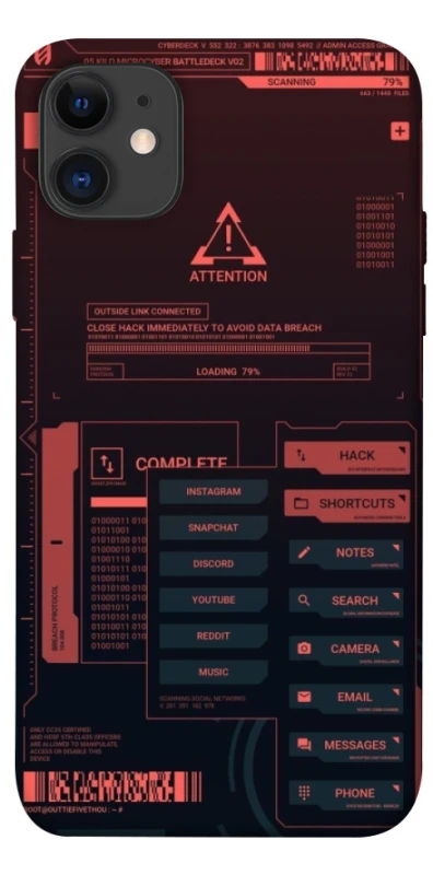 Чохол на Apple iPhone 11 (6.1") Attention фото 1 з 1