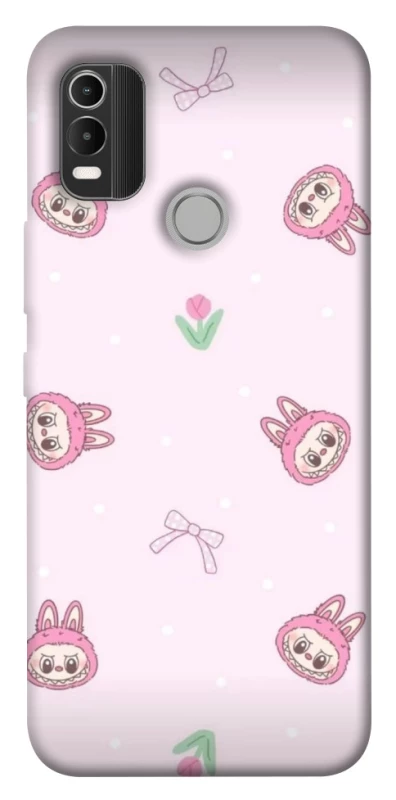 Чехол на Nokia C21 Plus Labubu Flower фото 1 из 1