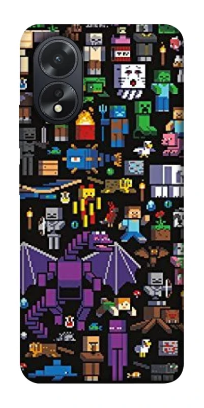 Чохол на Oppo A18 Minecraft v5 фото 1 з 1