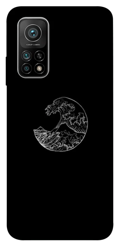 Чохол на Xiaomi Mi 10T Black tsunami фото 1 з 1