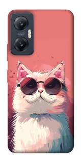 Чехол на Infinix Hot 20 5G Сat with glasses фото 1 Чехол на Infinix Hot 20 5G Сat with glasses фото 1 из 1