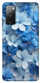 Чехол на Samsung Galaxy S20 FE Синие цветы фото 1 из 1