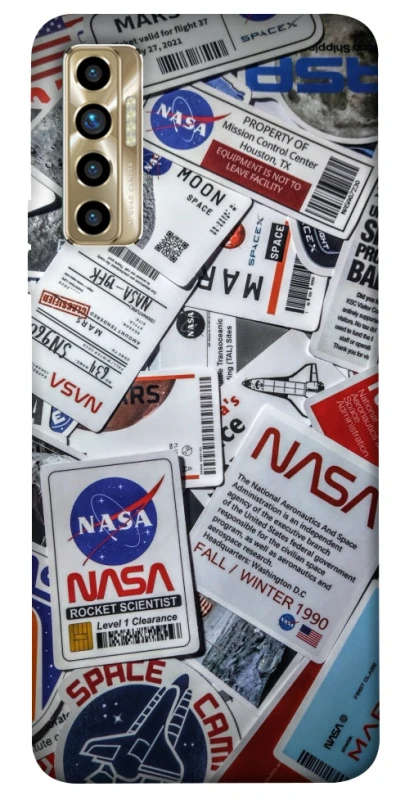 Чехол на TECNO Camon 17P NASA ver.4 фото 1 из 1