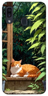 Чохол на Samsung Galaxy A20 / A30 red cat фото 1 з 1