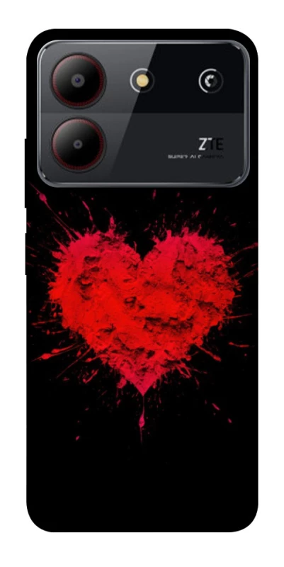 Чохол на ZTE Blade A54 4G Splash heart фото 1 з 1