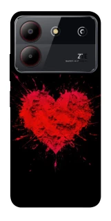Чехол на ZTE Blade A54 4G Splash heart фото 1 из 1