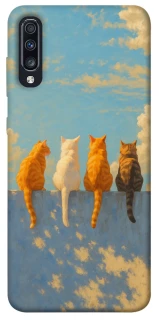 Чехол на Samsung Galaxy A70 (A705F) cats on wall фото 1 Чехол на Samsung Galaxy A70 (A705F) cats on wall фото 1 из 1