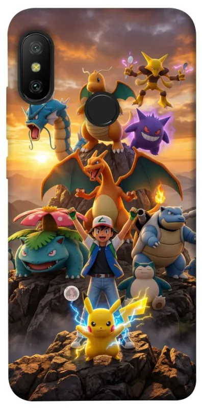 Чохол на Xiaomi Mi A2 Lite / Xiaomi Redmi 6 Pro Pokemon фото 1 з 1