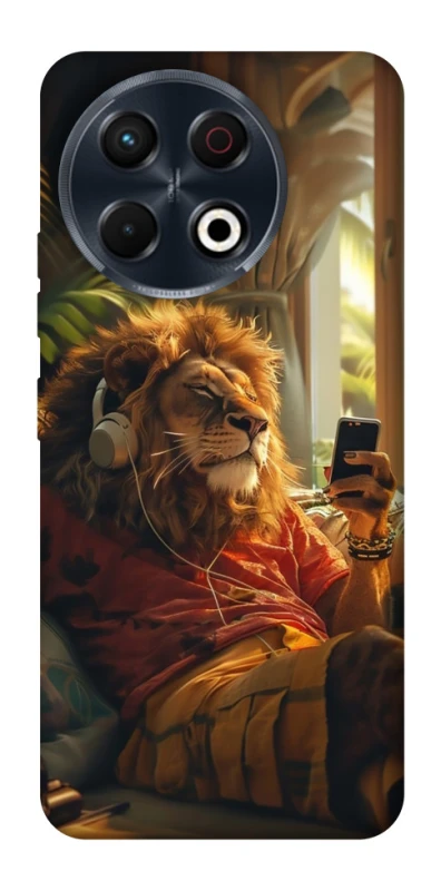 Чехол на TECNO Spark 30 Pro (KL7) Лев v2 фото 1 из 1