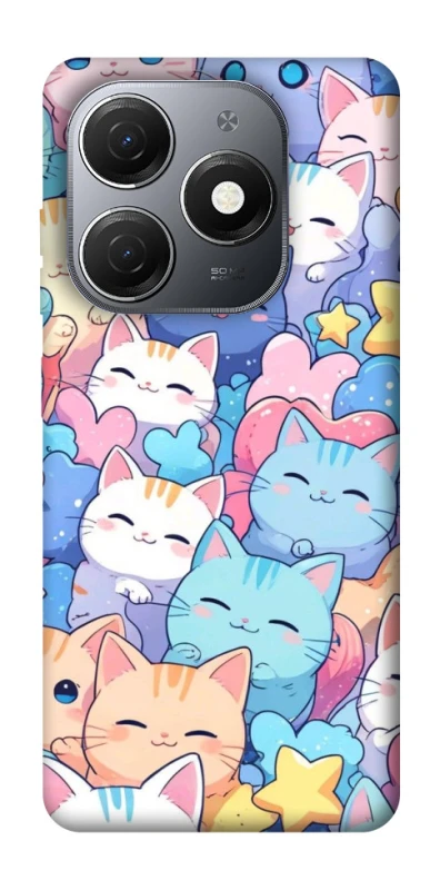 Чехол на TECNO Spark 20 Funny Kittens ver.3 фото 1 из 1