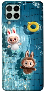 Чохол на Samsung Galaxy M53 5G Labubu in the pool фото 1 з 1