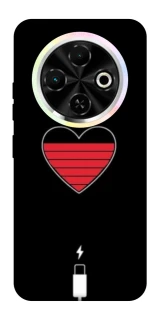 Чехол на TECNO Spark 30C Charge your heart фото 1 Чехол на TECNO Spark 30C Charge your heart фото 1 из 1