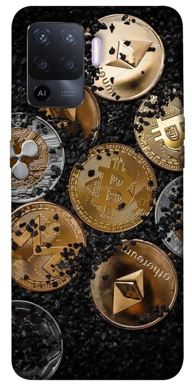 Чохол на Oppo A94 Many coins v2 фото 1 з 1