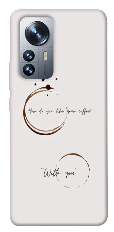 Чехол на Xiaomi 12 / 12X Coffee with you фото 1 из 1