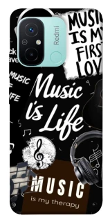 Чехол на Xiaomi Redmi 12C / Poco C55 Music is Life фото 1 из 1