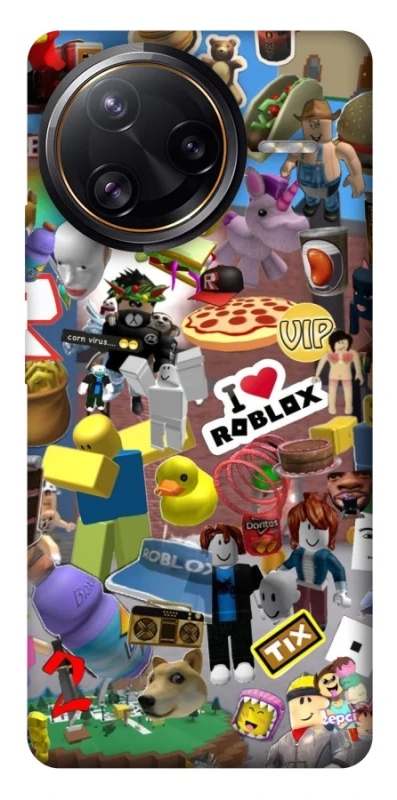 Чехол на Xiaomi Poco F7 Pro Roblox collage ver.5 фото 1 из 1