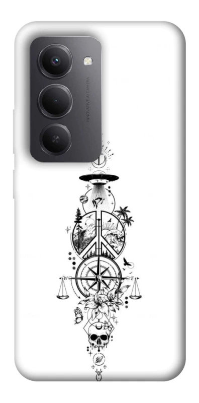 Чехол на Xiaomi Redmi 15 (Global) Tattoo ver.7 фото 1 из 1