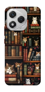Чохол на Honor 400 Lite Cats & Books фото 1 з 1