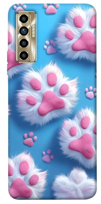 Чохол на TECNO Camon 17P Cat paw фото 1 з 1