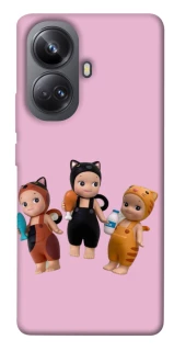 Чохол на Realme 10 Pro+ Cat Cafe Trio фото 1 з 1