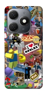 Чехол на TECNO Spark 20 Roblox collage ver.5 фото 1 из 1