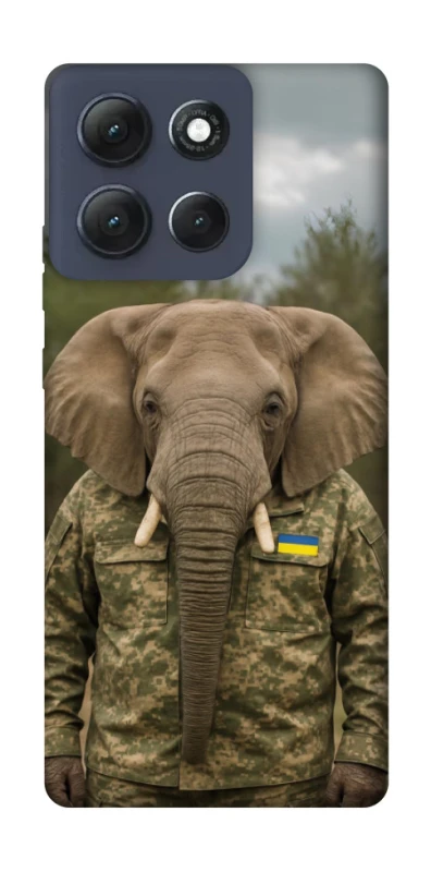 Чехол на Motorola Moto G86 Power Слон защитник фото 1 из 1