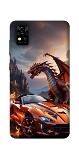 Чохол на ZTE Blade A31 Сar and dragon фото 1 з 1