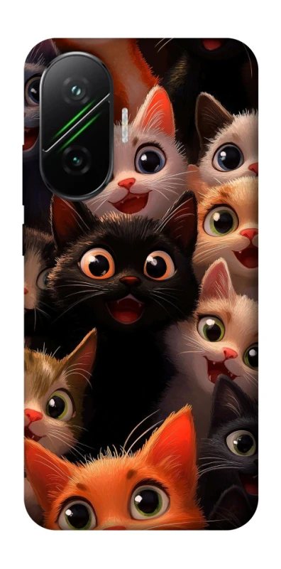 Чохол на Xiaomi Poco F7 happy cats фото 1 з 1