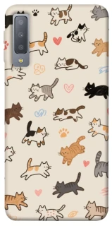 Чохол на Samsung A750 Galaxy A7 (2018) Cat style ver.2 фото 1 з 1