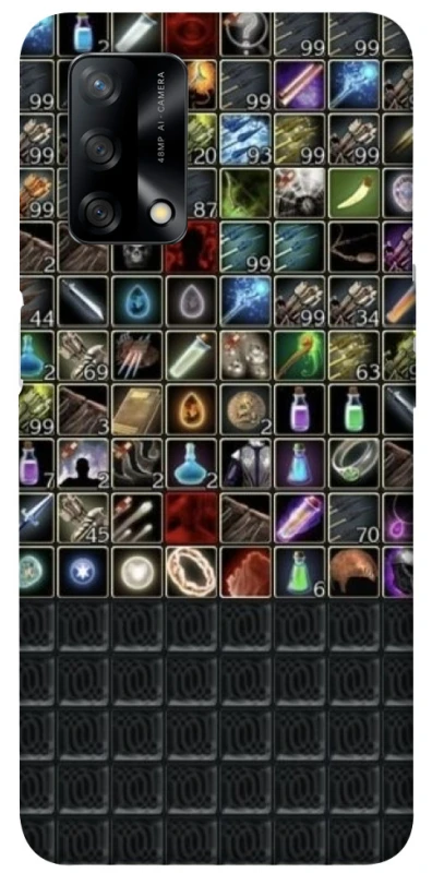 Чохол на Oppo A74 4G Inventory menu ver.2 фото 1 з 1