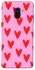 Чехол на Samsung A530 Galaxy A8 (2018) Red hearts 2 фото 1 из 1