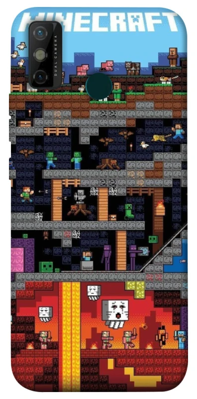 Чохол на TECNO Spark 6 Go Minecraft фото 1 з 1