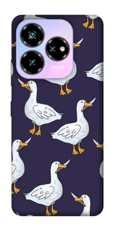 Чохол на ZTE Nubia V60 Desing Гуси з претензією фото 1 з 1