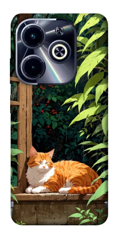 Чохол на Infinix Hot 40i red cat фото 1 з 1