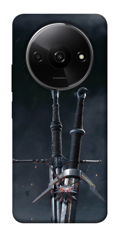 Чехол на Xiaomi Redmi A3 Мечи Ведьмака фото 1 из 1