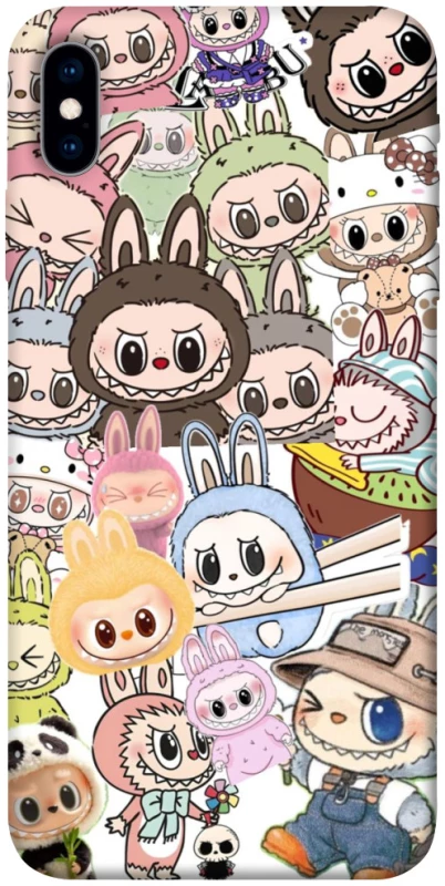 Чехол на Apple iPhone X (5.8") All Labubus фото 1 из 1