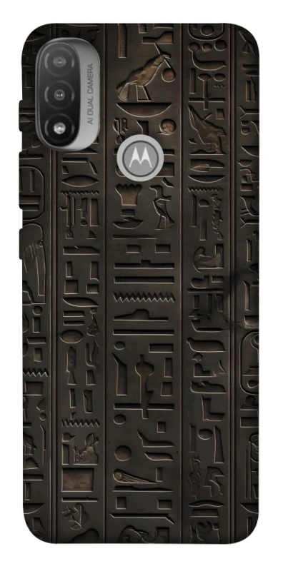 Чохол на Motorola Moto E20 Hieroglyphs фото 1 з 1