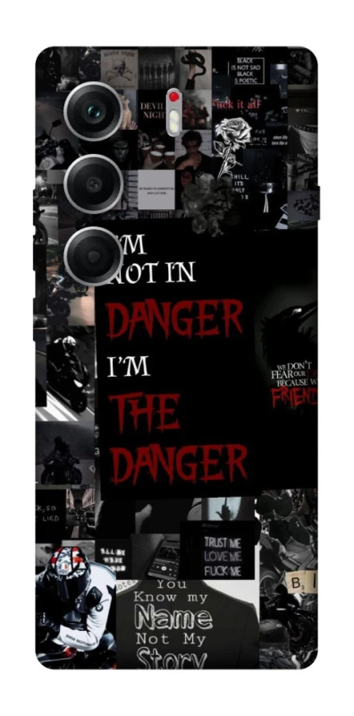 Чохол на Tecno Camon 40 Danger collage фото 1 з 1