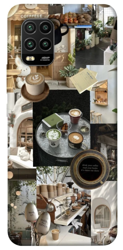 Чохол на Xiaomi Mi 10 Lite Coffee collage ver.4 фото 1 з 1