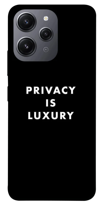 Чехол на Xiaomi Redmi 12 Privacy is luxury фото 1 из 1