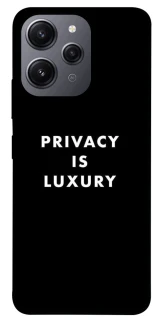 Чохол на Xiaomi Redmi 12 Privacy is luxury фото 1 з 1