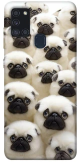 Чехол на Samsung Galaxy A21s Doggy Pug Love фото 1 из 1