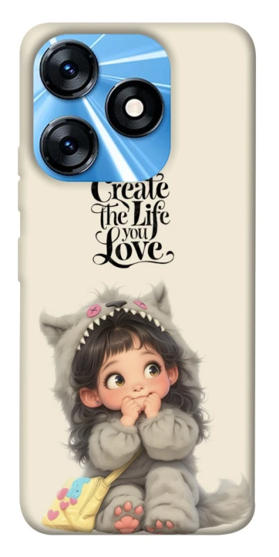 Чохол на TECNO Spark 10 Create the life you love фото 1 з 1