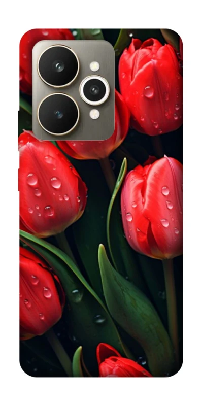 Чохол на Realme 15 Червоні тюльпани фото 1 з 1