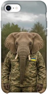 Чехол на Apple iPhone SE (2020) Слон защитник фото 1 из 1