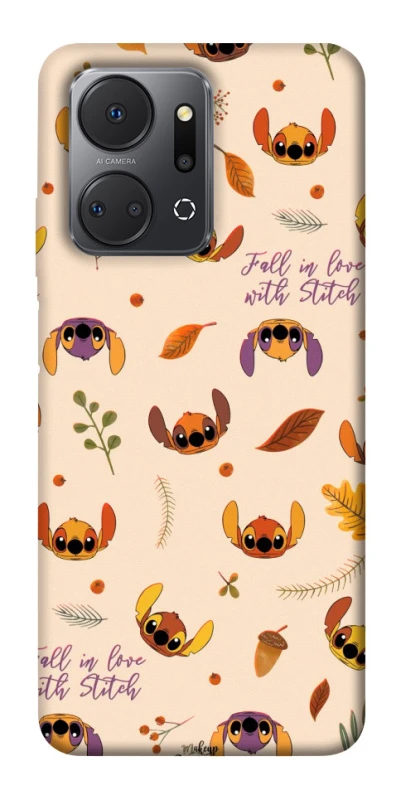Чохол на Huawei Honor X7a Fall in love with Stitch фото 1 з 1