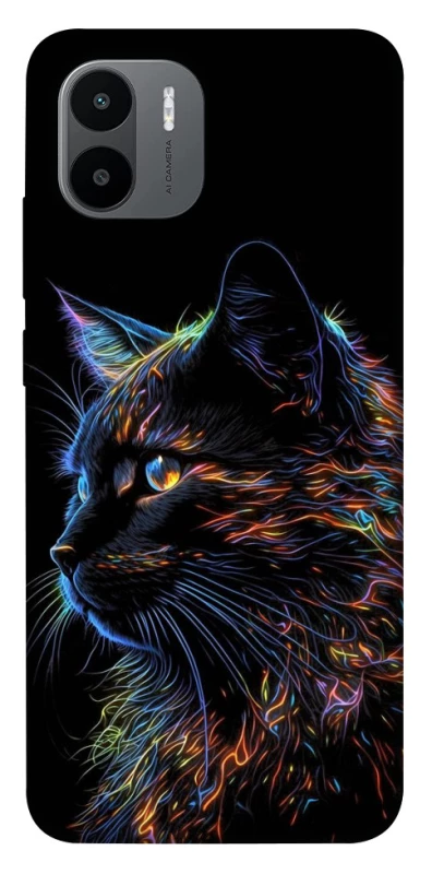 Чохол на Xiaomi Redmi A1+ / Poco C50 / A2+ Чорний кіт фото 1 з 1